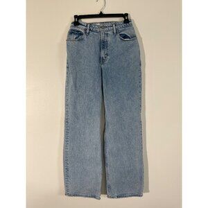 Abercrombie & Fitch 90s High Rise Relaxed Jeans Curve Love Light Wash
